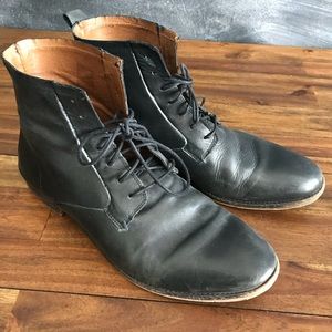 Aldo lace-up Boots - Black leather - Men’s size 12